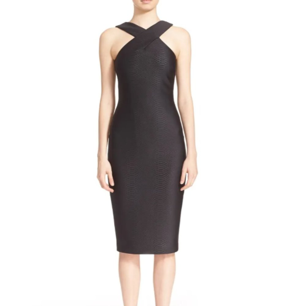 Ted Baker 'Erskine' Snake Jacquard Midi Sheath Dress